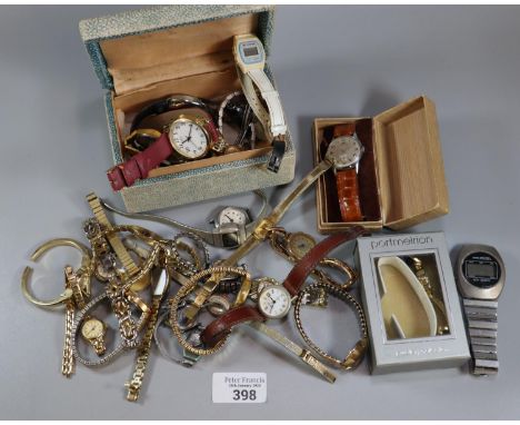 Large collection of vintage and other wristwatches to include: Polo Franchi, Egona, Timex etc.   (B.P. 21% + VAT) 