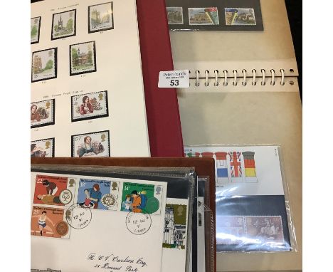 Great Britain collection in 59 One Country album plus album of Presentation Packs and album of First Day Covers.  (B.P. 21% +