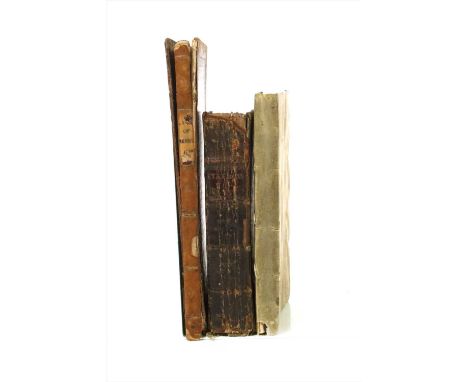 MANUSCRIPT volume: Epigrammata, 1703. Full vellum, 73 pages ; The Life and Reign of Henry the Sixth. Baldwin, 1712; covers de