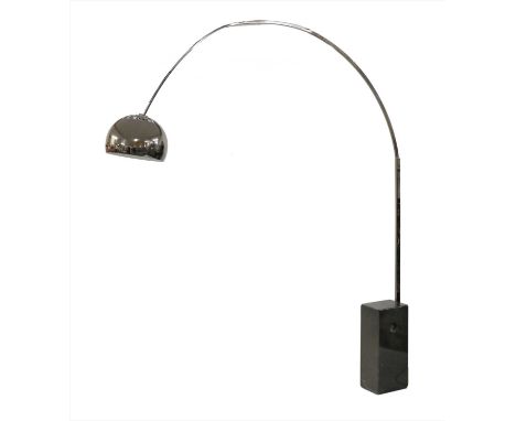 An Arco marble floor lamp, after a design by Achille Castiglioni