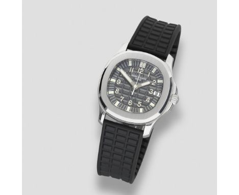 Patek Philippe. A stainless steel automatic calendar wristwatchModel: AquanautReference: 5066/1ADate: Circa 2005Movement: 30-