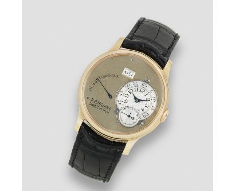 F. P. Journe. A very fine Limited Edition 18K rose gold automatic calendar wristwatch with power reserveModel: Octa Réserve d