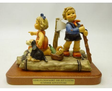 Goebel Hummel figure 'Summer Adventure', boxed, L18cm   Condition Report   Click here for further images, condition, auction 