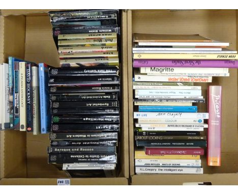Collection of books relating to art and artists including; 'Picasso' by Patrick O'Brian, 'David Hockney' by Marco Livingstone