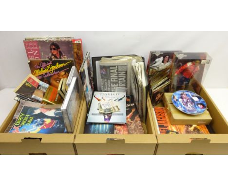 Michael Jackson collectable's and ephemera including 'This Is It' limited edition varsity jacket size medium, Street Life Mic