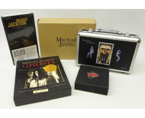 Michael Jackson 'The Ultimate Collection' DVD hard cased set, 'The Ultimate Collection' album set unopened, Michael Jackson '