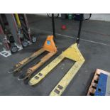 Lot of (3) Pallet Jacks