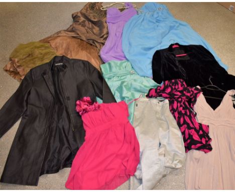 Textiles - assorted Prom and party dresses; qty