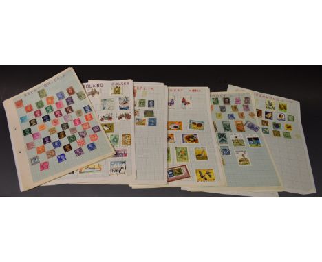 ** Stamp /stamps   25 pages foreign and commonwealth stamps, some mint, some used.