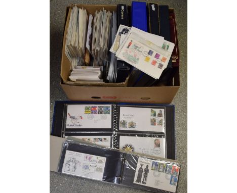 ** Stamp /stamps  GB cover album mainly decimal FDC, PLUS similar FDC in a slip case; approx. 80 covers in all; 40 presentati