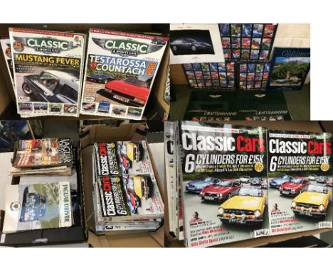 Jaquar driver magazines 2005-2017 &amp; some copies from the early 1990s, classic cars magazines 2008-2017, classic &amp; spo