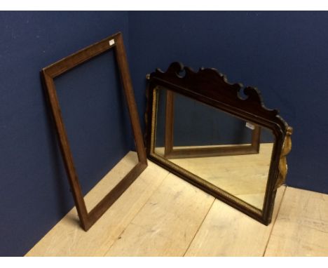 Mirror &amp; wooden picture frame 