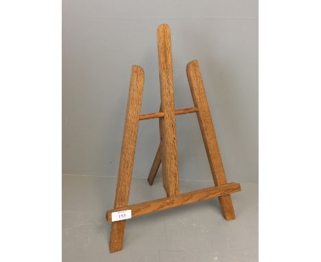 Victorian oak miniature easel 