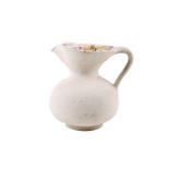 Waistel Cooper (1921 - 2003) studio pottery textured jug. Signature to base.