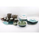 A group of assorted mid-century ceramic tableware.