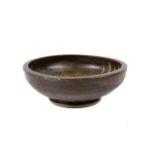 A mid-century studio art pottery bowl, marked 'WTW'.