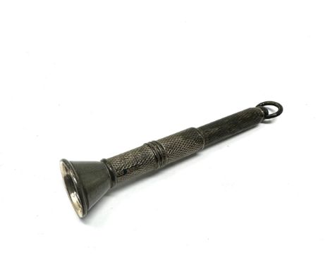 Vintage hallmarked silver cigar punch 