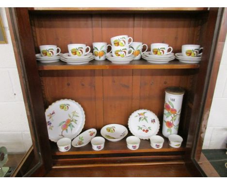 Collection of Royal Worcester Evesham pattern