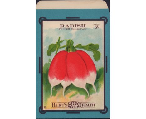 Charming group of hand-illustrated and color seed packets from Genesee Valley Lithograph Co. in Rochester, N.Y., originally u
