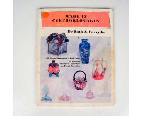 Ohio: Ruth A. Forsythe, 1982. Softcover book depicting various Czech art glass objects on cover. 72-page book with colored ph
