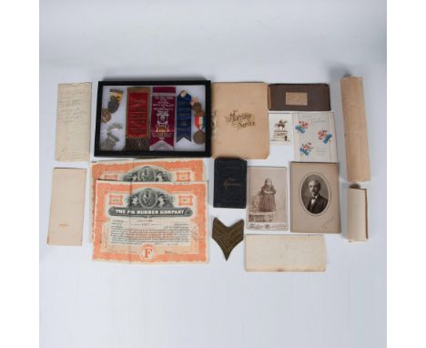 This family memorabilia collection comprises items from Civil War Veteran Elias Eave of Upland, Pennsylvania. Included are tw