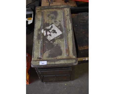 Vintage ammunition tin