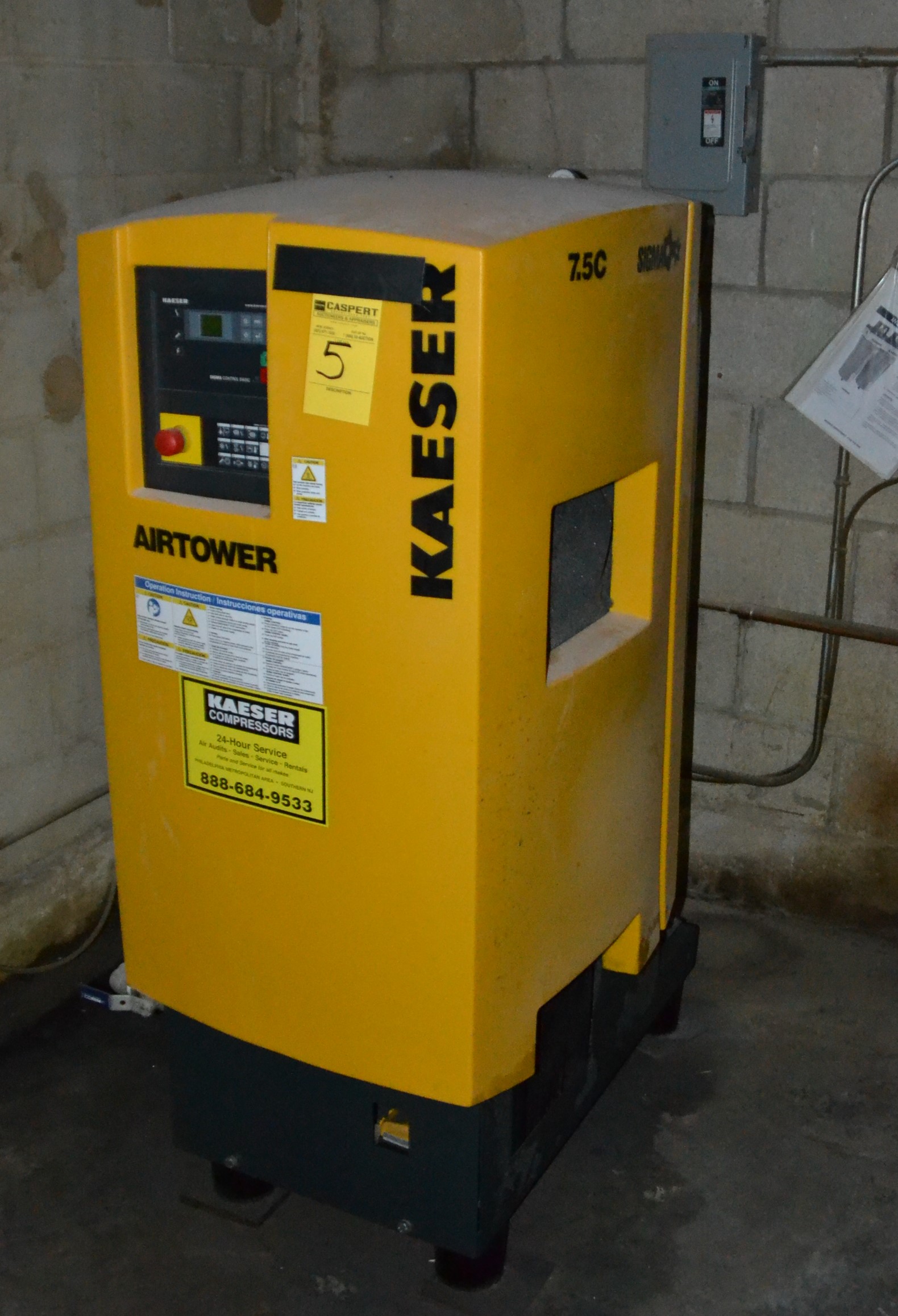 KAESER AIRTOWER 7.5C AIR COMPRESSOR