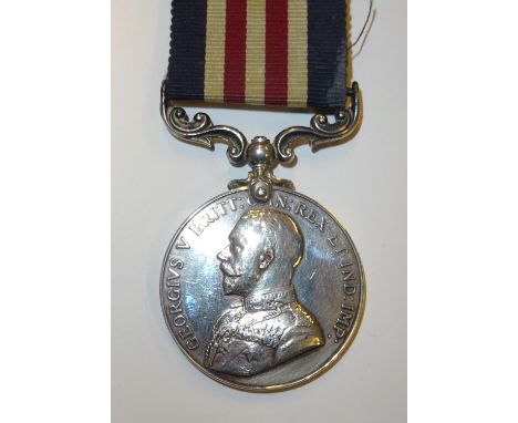 Military Medal, George V first type (B 201060 Pte A E Bennett, Rif Bde), VF with photo copy of medal index card showing "R Bd