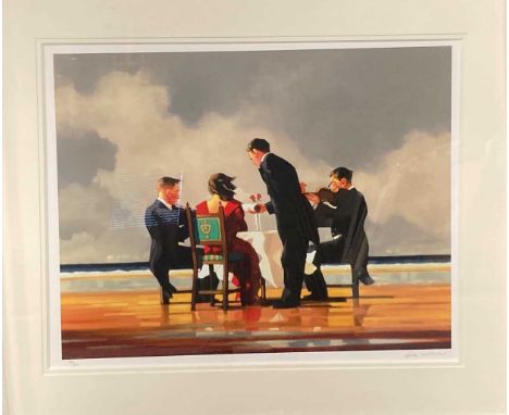 Jack Vettriano OBE (Scottish 1951-), Elegy for the Dead Admiral, signed 'Jack Vettriano' (lower right), numbered 138/250, gic