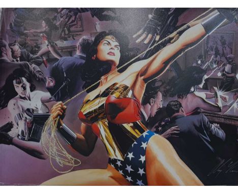 Alex Ross (Alex Ross 1970-), Wonder Woman: Defender of Truth, signed 'Alex Ross' (lower right) numbered 19/195, giclee print 