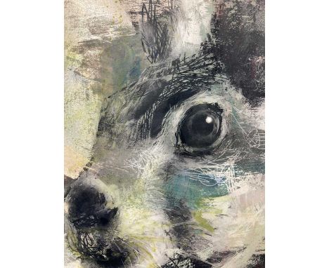 Harry Bunce (British b.1967-), The Rivals - Hare, signed with initials (lower left), numbered 5/13, and with blindstamped pap
