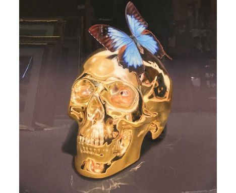 Rory Hancock (Welsh 1987-), Butterfly Kiss, signed with monogram (lower right), numbered 48/95, glazed giclee print on canvas