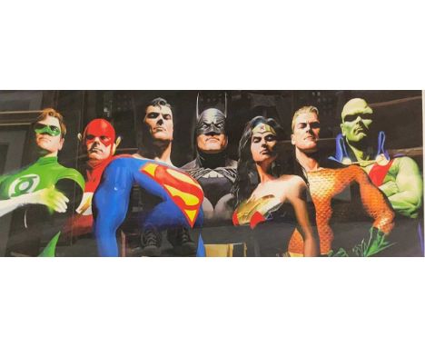 Alex Ross (American 1970-), Original Seven DC, signed 'Alex Ross' (lower right), numbered 110/195, giclee print on paper, 109