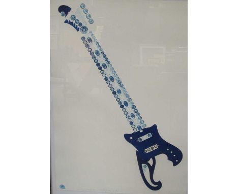 Colin Self (British 1941-), The Blue Guitar; from the Odyssey/Iliad Suite, signed and dated 'Colin Self 2nd Nov 2005' (lower 