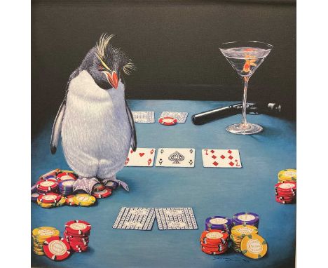 Steve Tandy (British 1973-), Licenced to Chill, signed 'STandy' (lower right), numbered 96/150, giclee print on canvas laid t