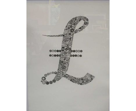 Colin Self (British 1941-), Pound Symbol; from The Odyssey/Iliad Series, signed and dated 'Colin Self 2nd Nov 2005' (lower le