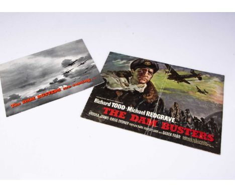 The Dam Busters Film Programme, an original programme for the classic war film starring Richard Todd - 8 pages - measures 13 