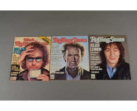 Rolling Stone Magazine 1985 / 1986, forty nine copies of Rolling Stone Magazines from 1985 and 1986 with twenty five 1985 (be