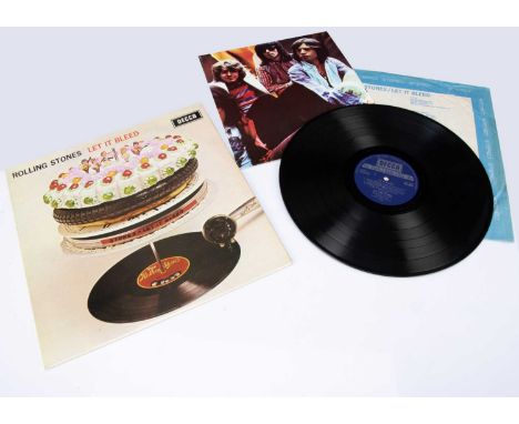 Rolling Stones LP, Let It Bleed LP - UK Stereo release (boxed logo) on Decca (SKL 5025) - Laminated  sleeve with Poster and I