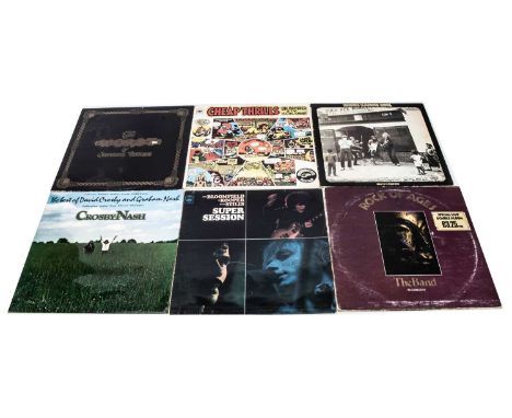 Sixties LPs, twelve albums of mainly Sixties artists with artists comprising The Beatles, Rolling Stones, Jimi Hendrix, The W