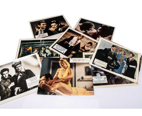 Lobby Cards / FOH Stills, full sets of 8 UK Lobby cards for fifteen films comprising The Hunted, Hell Below Zero, Man From Bu