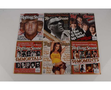 Rolling Stone Magazines 2004 - 2007,  approximately one hundred Rolling Stone Magazines from 2004 to 2007 with front covers o