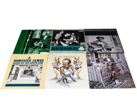 Blues LPs, ten albums of mainly Blues with artists comprising Big Joe Williams, Alexis Korner, Brownie McGhee / Sonny Terry, 