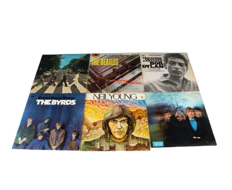 Sixties LPs, fifteen mainly original albums by Sixties artists comprising The Beatles, Rolling Stones, The Byrds, The Bonzo D