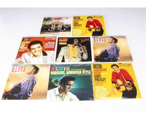 Elvis Presley CD Sets, eight 2 CD sets released on Follow That Dream comprising Elvis (2 copies), Paradise Hawaii Style, Reco