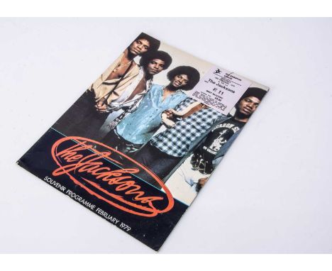The Jacksons Programme / Ticket, a Programme and Ticket for the Brighton Centre 10th February 1979 on the Destiny Tour - both