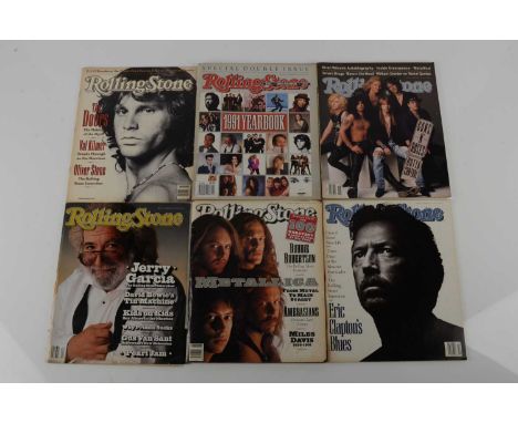 Rolling Stone Magazines 1991 / 1992 / 1993, approximately seventy-five copies of Rolling Stone Magazine including 26 from 199