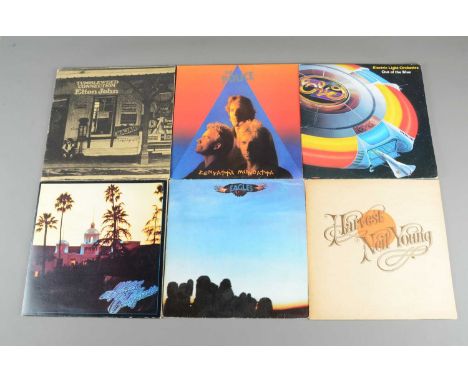 LP Records, approximately seventy albums of various genres with artists including Neil Young, Wilson Pickett, Elton John, The