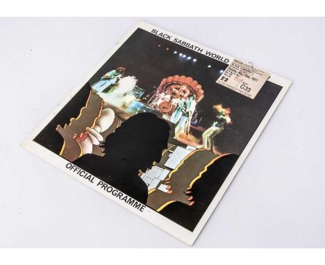 Black Sabbath Programme / Ticket, a Programme and Ticket for Hammersmith Odeon 13th March 1977 - both in very good condition