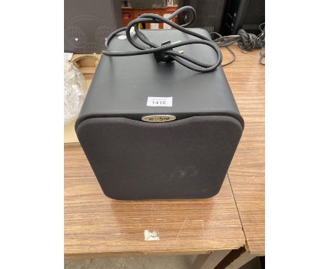 A VELODYNE SPL-800i SPEAKER SUB, NO POWER 